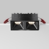 Встраиваемый светильник Maytoni Alfa led DL043-02-10W4K-SQ-B-1