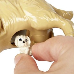 Набор Барби с собакой и новорожденными щенками, блондинка