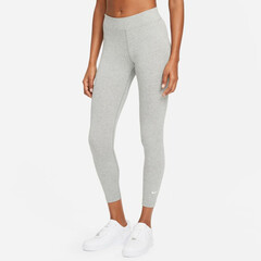 Леггинсы Nike SportsWear Essential Women's 7/8 Mid-Rise Leggings -dark grey heather/white