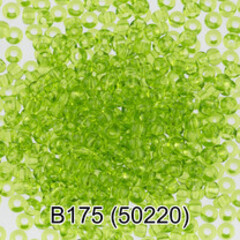 Бисер Чехия "GAMMA" круглый 2 10/0 2.3 мм B175 салатовый ( 50220 )