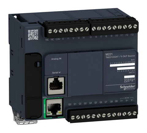 КОМПАКТНЫЙ БАЗОВЫЙ БЛОК M221-24IO ТРАНЗИСТ ИСТОЧНИК ETHERNET