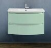 BelBagno BB1000DVC/MO PROSPERO База под раковину подвесная, с двумя выкатными ящиками, с доводчиками, с фрезерованными ручками BB1000DVC/MO Menta Opaco