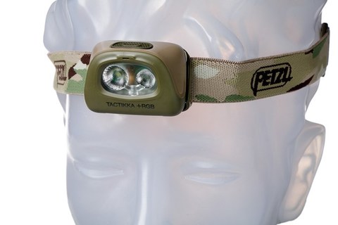 Картинка фонарь налобный Petzl Tactikka + Rgb камуфляж 2019 - 4