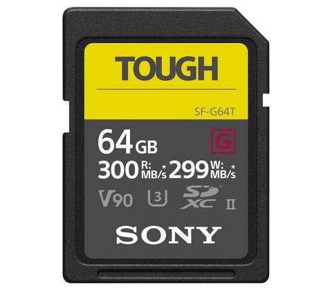 Карта памяти Sony SD SF64TG UHS-II G TOUGH на 64 ГБ