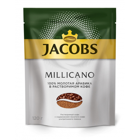 Кофе растворимый Jacobs Millicano, 120г
