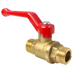 Кран латунный шаровой Valfex.220.LR1 11Б27фт1М, DN 20, PN 40, рычаг, штуцер-штуцер