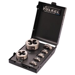 Набор плашек М3-М12 DINEN22568 HSSE 20/25/30/38мм 7пр Volkel 49522