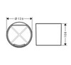 Hansgrohe WallStoris 27921670 Стакан, чёрный матовый