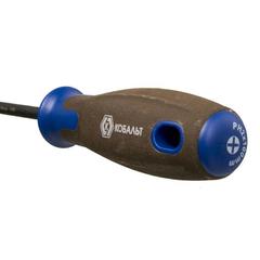 Отвертка POLYWOOD КОБАЛЬТ PH-2 х 100 мм CR-V, древесно-полимерная рукоятка (1 шт.) подвес (912-106)