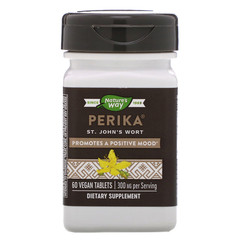 Nature's Way, Perika, зверобой, 60 таблеток