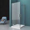 BelBagno KRAFT-A-22-90-C-Cr Душевой уголок с двумя распашными дверцами. Стекло 6 мм, прозрачное, хром