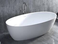 Salini Alda Nuova S-Stone 101911SMRF Ванна из искусственного камня  178x92x58 фото
