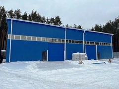 Монтаж и постава материала на кровлю склада, Площадь кровли 1000 м2