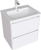 Aquanet 330465 Тумба Эмбер 60 2 ящ. цв.белый матовый (330465)