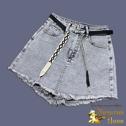 Юбка-шорты джинс д (9-14) 250411-RW6082