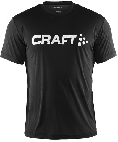 Футболка Craft Active Run Logo мужская черная