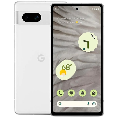 Смартфон Google Pixel 7a 8/128 ГБ Snow, Белый  (USA, Global)