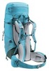Картинка рюкзак туристический Deuter Aircontact Lite 45+10 SL lagoon-ivy - 3