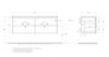 BelBagno KRAFT-1200-4C-SO-2-RNN KRAFT База под раковину подвесная с четырьмя выкатными ящиками для раковины с двумя чашами, Rovere Nebrasca Nature,1200x460x500,KRAFT-1200-4C-SO-2-RNN