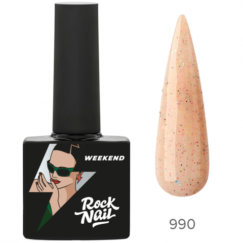 Гель-лак RockNail 990 Weekend Disco 2000 10мл