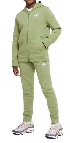 Детский теннисный костюм Nike Boys NSW Track Suit BF Core - alligator/alligator/alligator/white