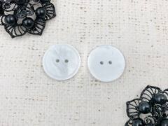 Пуговицы, d 2,1 см, молочный