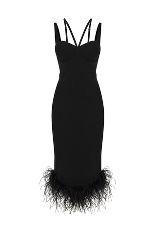 Платье-футляр "Swan"