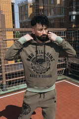 Худи тёмно-оливковая Yakuza Premium 3626-1