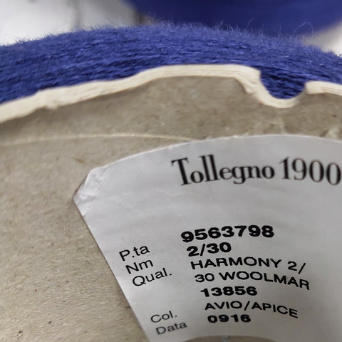 Меринос экстрафайн Tollegno 1900 Harmony 2/30 темно-синий