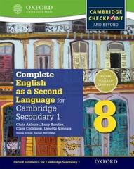 Complete English as a Second Language for Cambridge Secondary 1 Student Book 8  Oxford University Press