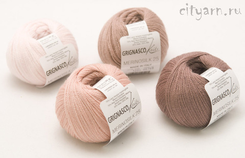 Пряжа Grignasco MERINOSILK 25