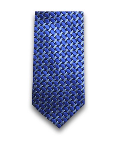 Синий галстук с текстурой TSAREVICH