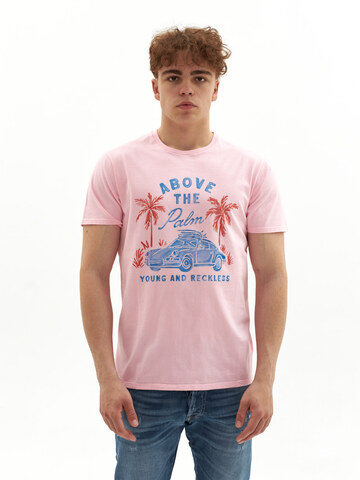 Футболка Bowery NYC "Above The Palm" Orchid Pink