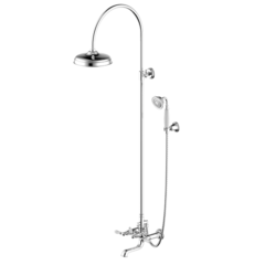 ДУШЕВАЯ КОЛОННА СО СМЕСИТЕЛЕМ ДЛЯ ВАННЫ  BRAVAT ART F65193CP-A2-RUS