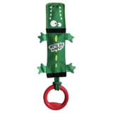 Игрушка для собак GiGwi Крокодил с пищалкой,веревкой и резиновым кольцом