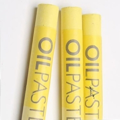 Пастель художественная масляная MUNGYO Oil Pastels Желтый светлый №549 (3шт)