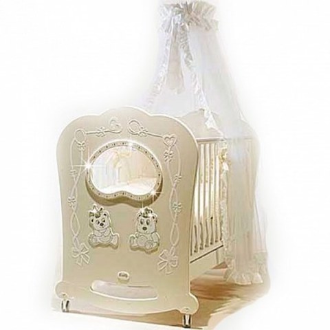 Кровать Feretti Majesty слоновая кость L- MJ-02