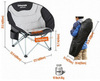 Картинка кресло кемпинговое Kingcamp Moon Leisure Chair (84Х70Х80) зеленый - 4