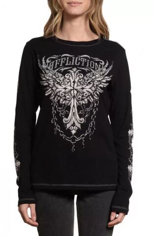 Affliction | Футболка лонгслив женская Empower AW26596 перед