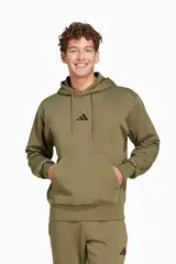 Кофта adidas Essentials Feelcozy Fleece - зеленый