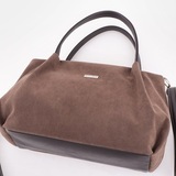 Сумка Саломея 334 эко-замша шоколад