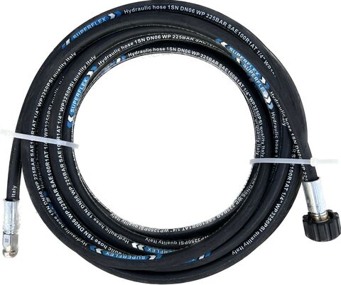 Шланг каналопромывочный 20м, вход 1/4внеш, выход вращ. форсунка, 1SN DN 6