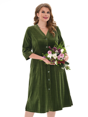 4067 Халат на пуговицах