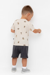 шорты  для мальчика  КР 400799/темно-серый к542