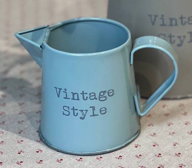 Лейка декоративная 14*9*9,2см (голубая)