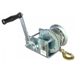Лебедка ручная барабанная с тросом 1000кг 10м оцинкованная TOR FD (11311)