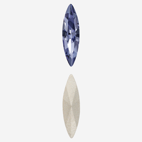 Кристалл Маркиз (Marquise Fancy Stone), оттенок "Танзанит"/"Tanzanite", 15*4мм