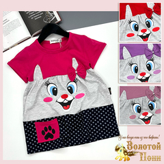 Платье хлопок д (2-5) 260226-XL9029