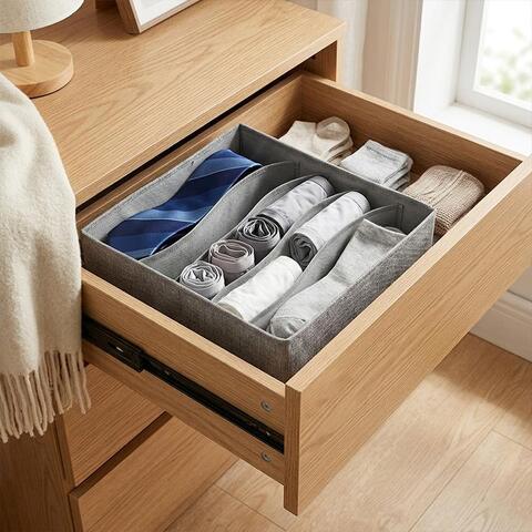 Коробка с отделениями Ytterån, 6 отделений, 32х32х10, полиэстер