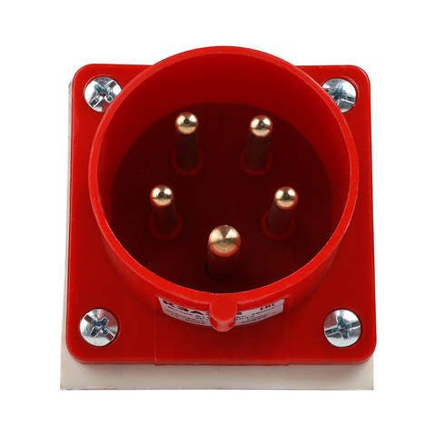 Вилка для монтажа на поверхность 515-16А-6h-380AC-3P+PE+N-IP44